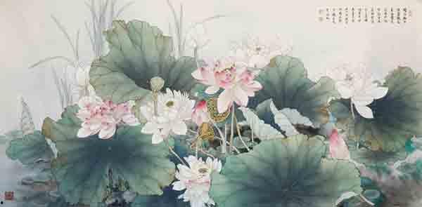 国画消夏吃瓜图,国画中的瓜果清凉时光